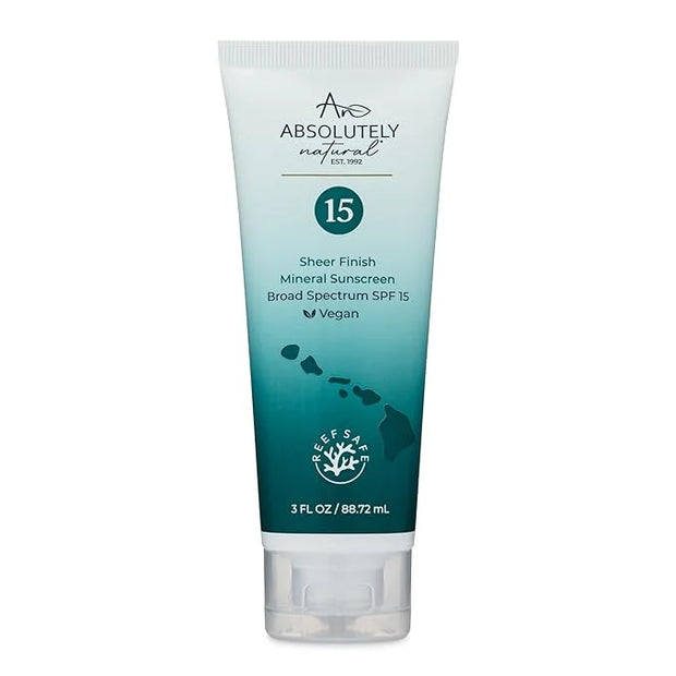 SPF 15 Mineral Sunscreen - Broad Spectrum Water Resistant Moisturizer Lotion For Body & Face - With Non-Nano Zinc Oxide, V...