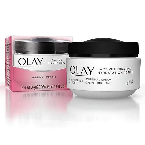 Olay Active Hydrating Cream Face Moisturizer, 1.9 fl oz - Product Image