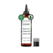Majestic Pure 100% Pure Rosemary Oil with Biotin for Hair Care, Strengthening, Nourishing, and Volumizing Formula with Joj...