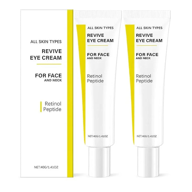 2PCS Revive Eye Cream,Revive Eye Cream For Neck, Reduces Wrinkles Firming & Hydrating Cream for All Skin Types - Product I...