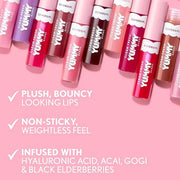 COVERGIRL Clean Fresh Yummy Lip Gloss, Sunset Skies, Hydrating, Non-Sticky, Hyaluronic Acid, Glassy Shine, 0.33oz - Produc...
