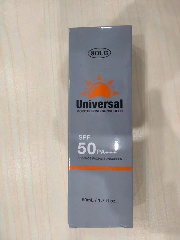 Sunscreen for Face, SPF 50 Moisturizing Cream face sunscreen, Moisturizer face cream, Hydrating Sun Essence Leaves No Stic...
