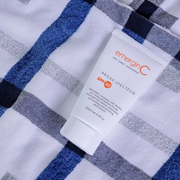 emerginC Sun SPF 30+ Non-Greasy Sunscreen - Face Sunscreen with Zinc Oxide, Vitamin C + Aloe - Non-Tinted Sunblock Cream (...