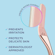 Schick Hydro Silk Dermaplaning Wand, Dermaplaning Tool for Face | Dermaplane Razor for Women Face, Eyebrow Razor, Peach Fu...