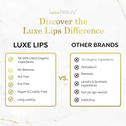 Luxe Beauty No-Beeswax & Petroleum Organic Lipstick