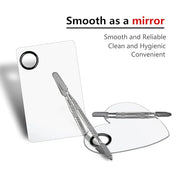 2Pcs Cosmetic Makeup Palette, Premium Stainless Steel Metal