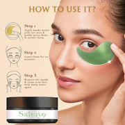Green Seaweed Eye Mask– 60 Pcs - Gold Under Eye Mask Retinol & Collagen - Puffy Eyes and Dark Circles Treatments – Look Yo...