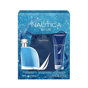 Nautica Blue Men's 3 pc. Eau de Toilette, Body Wash and Toiletry Bag Holiday Gift Se - Product Image