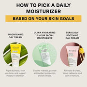 Acure Brightening Day Cream - Radiant Skin Day Cream with Cica & Argan Oil - Moisturizes, Evens Tone - 100% Vegan Formula ...