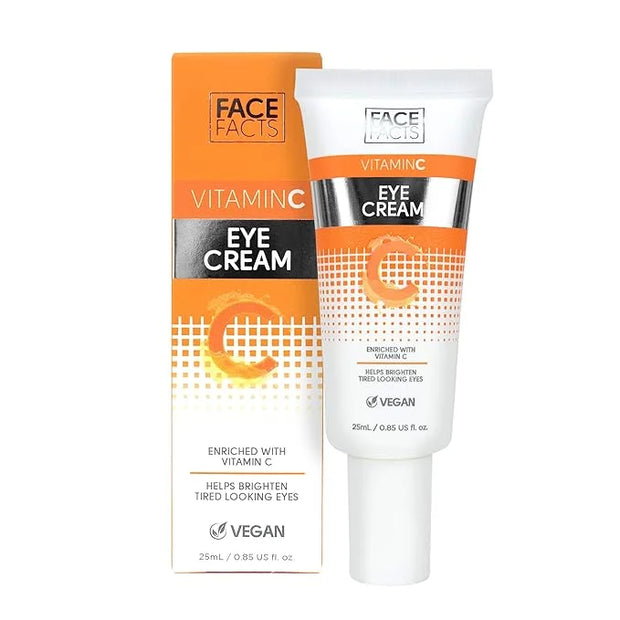 Paeceioni Face Facts Vitamin C Eye Cream | Antioxidant-rich Vitamin C + Glycerin | Hydrate + Brighten Eyes |Vegan | 25ml -...