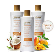 RAW SUGAR Simply Body Wash - Raw Coconut + Mango, Moisturizing & Soothing Bath & Shower Gel, Sulfate-Free, Paraben-Free & ...