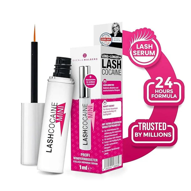 MINI LASHCOCA!NE Eyelash Growth Serum – Lash Enhancer for Longer, Fuller & Thicker Lashes – Paraben-Free, Nourishing Formu...