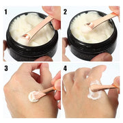VOCOSTE 4 Pcs Makeup Spatula Mini Spoon, Eye Cream Massage Sticks Beauty Scoop, for Facial Cosmetic Face Cream, Zinc Alloy...