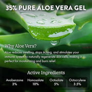 Aloe Up Sport Sunscreen Lotion SPF 30 - Broad Spectrum UVA/UVB Sunscreen Protector for Face and Body - With Hydrating Aloe...