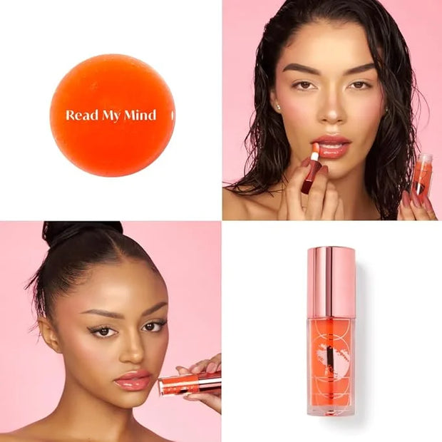 Dreamy Gleamy Tinted Lip Oil, Moisturizing, Shiny, Cruelty-Free, Vegan, Hydrating, Non-Sticky Tinted Lip Gloss, 5ml (Read ...