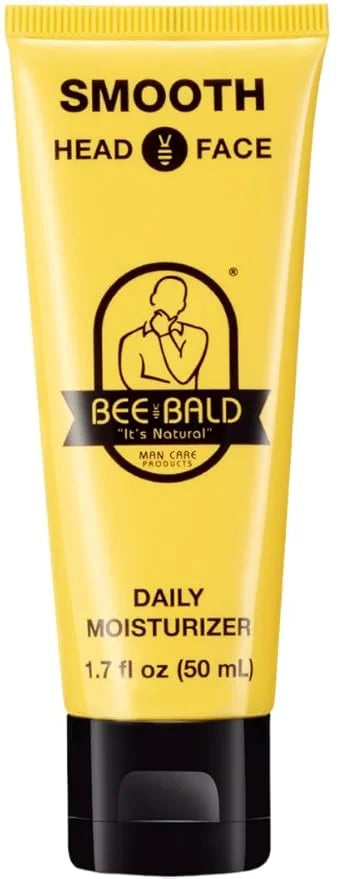 Bee Bald SMOOTH Daily Moisturizer Hydrates & Tones Away Fine Lines, Wrinkles and Dry Patches; Helps Control Oil & Shine to...