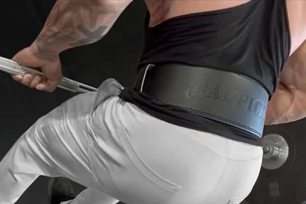 Jaffick Weight lifting Belt for 7MM Leather Pro 4 Inch - Product Image