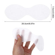 Sibba 200 Sheets Disposable Non Woven Eye Care Cotton Paper Facial Eye Pads Spa DIY Clear Eye Mask Paper Eye Pillow Covers...
