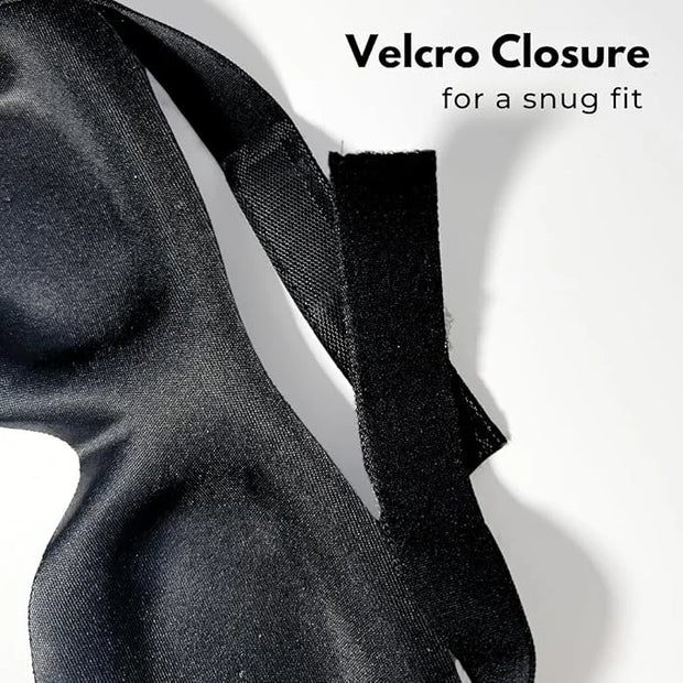 3D Contoured Eye Mask for Sleeping | Sleep Mask for Side Sleepers | Eyelash Extensions with Velcro Closure | Shade Cover |...
