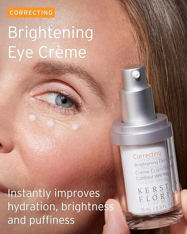 Kerstin Florian Brightening Eye Creme | Anti Aging Under Eye Cream | Effective Ingredients to Reduce Dark Circles, Puffine...