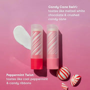 eos Holiday Lip Balm Sticks- Peppermint Twist & Candy Cane Swirl, Limited-Edition Skincare, Stocking Stuffers, 0.14 oz, 2-...