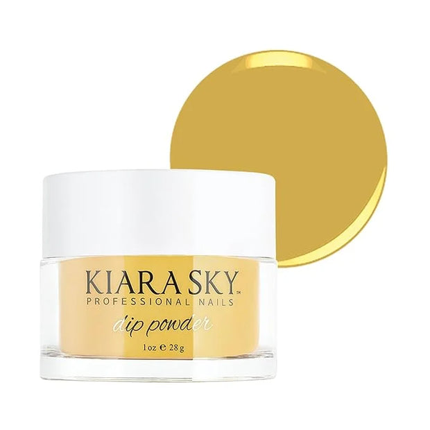 Kiara Sky Long Lasting Nail Dip Powder Yellow Tones 1 oz, The Bees Knees - Product Image