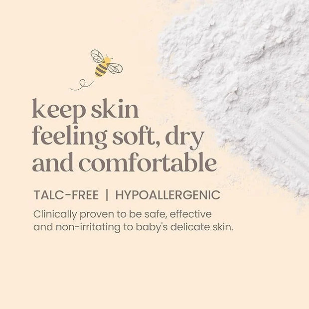 Burt's Bees Baby Dusting Powder, 100% Natural Origin, Talc-Free, Pediatrician Tested, 7.5 Ounces, Pack of 3, Pack May Vary...