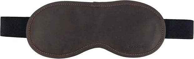 Hide & Drink, Unisex Sleep Eye Mask, Light Blocking for Sleeping, Handmade from Full Grain Leather - Bourbon Brown - Produ...