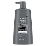 Dove Men+Care Men Shampoo For Healthy-Looking Hair Charcoal + Clay Naturally Derived Plant Based Cleansers 25.4 oz - Produ...