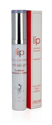 LifeCell Lip Plumping Treatment – Glossy Balm with MaxiLip Peptides for Fuller, Smoother Lips – Hydrating, Non-Irritating,...