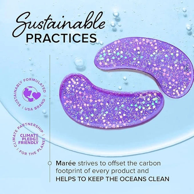 MAREE Eye Gels - Under Eye Patches for Puffy Eyes and Dark Circles with Natural Marine Collagen & Hyaluronic Acid - Anti-A...