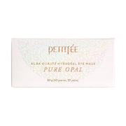 Petitfee Aura Quartz Eye Mask Pure Opal 40 pcs (20 pairs) - Rejuvenating Hydrogel Eye Patch for Puffy Eye Bags, Cooling, D...