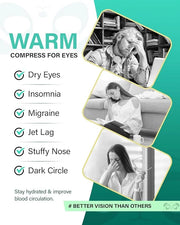 Visible Steam Eye Masks for Dry Eyes, 20-Pack Warm Eye Mask, Reduce Puffiness & Dark Circles, Disposable Eye Mask, Soothe ...