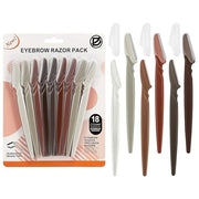 D Dermaplane Razor for Women Face - 18PCS Face Razors for Women - Eyebrow Razor with Precision Cover - Dermaplaning Tool f...