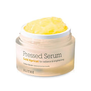 BLITHE Pressed Serum Gold Apricot Glass Skin Korean Skincare Moisturizer/Serum - Niacinamide Serum for Natural Glow & Radi...