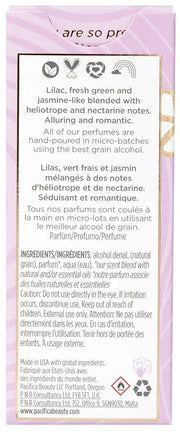 Pacifica French Lilac Spray Perfume – Clean Vegan Floral Fragrance for Women, Fresh-Cut Lilac & Powdery Magnolia Notes, Lo...