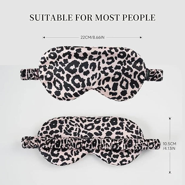 THXSILK Sleep Mask 100% 19 Momme Pure Mulberry Silk Super Smooth Cooling Decorative Sleep Eye Mask Blackout Eye Cover with...