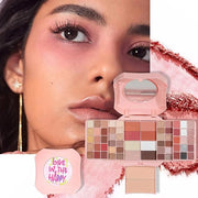 Makeup Eyeshadow Palettes, 3-in-1 Protable Multifunction Blush Highlighter