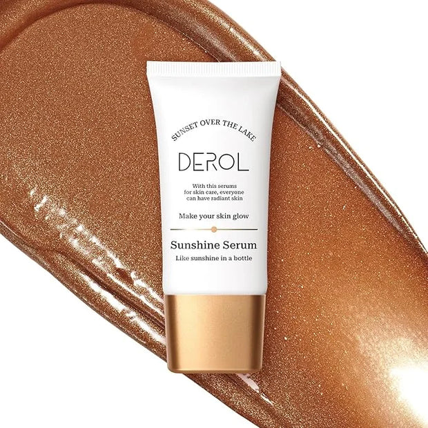 Bronzing Drops, Lightweight Non-greasy Liquid Bronzer for Face & Body, Glow Bronzing Serum for Flawless Skin & Radiant Fin...