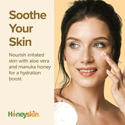 Hydrating Face Moisturizer & Body Cream with Manuka Honey Cream - Organic Face Moisturizer with Honey for Extremely Dry Sk...
