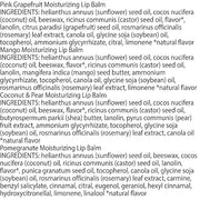 Burt's Bees Lip Balm - Pink Grapefruit, Mango, Coconut & Pear, and Pomegranate Pack, Lip Moisturizer With Beeswax, Tint-Fr...