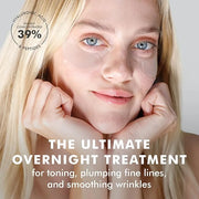 skyn ICELAND Dissolving Microneedle Under Eye Patches with 39% Hyaluronic Acid & Peptides No-Slip Eye Masks for Firming Wr...
