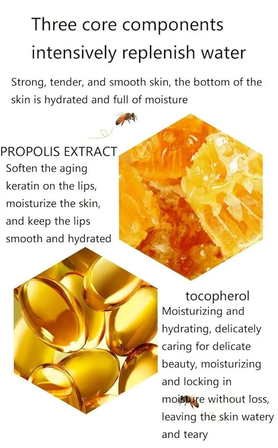 2 Pcs Lip Balm Honey Pot, Balm.