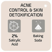Asepxia Deep Cleansing Acne Treatment Bar Soap with Baking Soda and 2% Salicylic Acid, 4 Ounce - Product Image