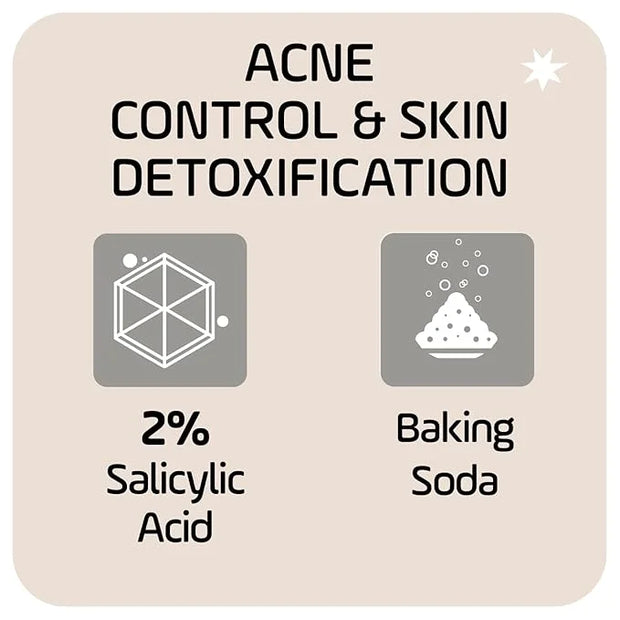 Asepxia Deep Cleansing Acne Treatment Bar Soap with Baking Soda and 2% Salicylic Acid, 4 Ounce - Product Image