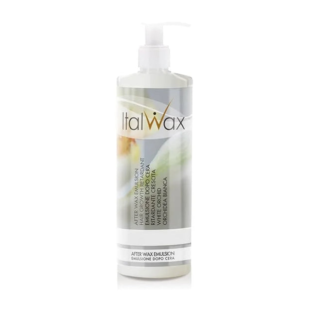 Italwax After Wax Care Lotion - 500ml / 16.95fl.oz - Hair Growth Retardant - White Orchid - Moisturizing and removing waxi...