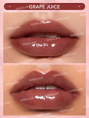 SHEGLAM Glaze Daze Lip Gloss Shiny Tinted Lip Gloss High Gloss Finish Plumping Lip Care Nourishing Not Easy to Fade Liquid...