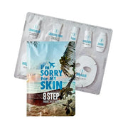 I'M SORRY FOR MY SKIN 8-Step Skincare Travel Essentials Kit, Korean Skin Care Set All in 1, Face Wash, Body Cleansing, Fac...