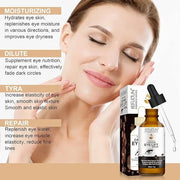 Caffeine Eye Serum + EGCG, Eye Serum for Dark Circles and Puffiness, Under Eye Serum Reduces Puffiness, Dark Circles, Unde...