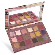 Prism Makeup Matte Eyeshadow Palette Pro 18 Colors Pigmented Shimmer Glitter Eye Shadow Palette, Blendable Long Lasting Wa...